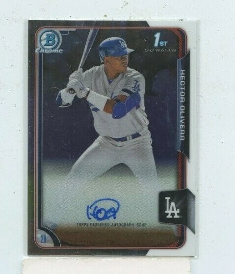 HECTOR OLIVERA  2015 BOWMAN CHROME ROOKIE AUTOGRAPH AUTO BCAP-HQ - Image 1 of 1