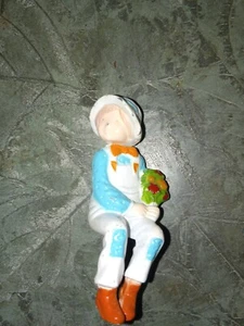 1978 Holly Hobbie Robby Hobby Lil' Stuff Die-Cast Metal Figurine Vanity Fair Vtg - Picture 1 of 5