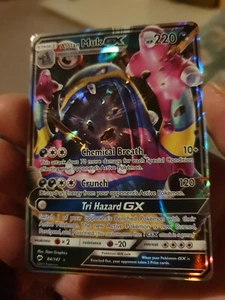 Pokemon Alolan Muk Gx 84/147 Brennende Schatten Ultra Rare Full Art  - Bild 1 von 1