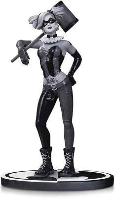 Coffret Statue DC Direct Black & White Harley Quinn Figurine 18 cm neuf - Photo 1/4