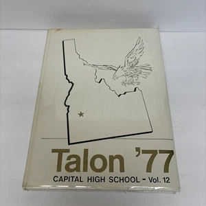 1977 Capital High School Jahresjahrbuch Boise Idaho Ausweis - Bild 1 von 10