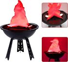 3D Fake Flame Lamp Electric Campfire Artificial Flickering Flame Table Lamp US