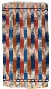 Vintage JC Penney Geometric By Design Masculine 100% Cotton USA Made Bath Towel - Picture 1 of 7