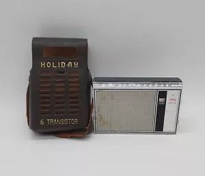 Toshiba Model 6P-35 Six 6 Transistor Radio Vintage Radio with Case (Read Desc)! - Picture 1 of 12