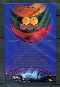 Lithuania 2000 – Mi. 749 BL 21 Olympic Medals of Lithuania MNH - Picture 1 of 1