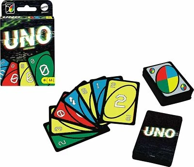 Mattel UNO 2000s 00s Retro Version Family Card Game #4 of 5 in Series NEW - Image 1 of 4