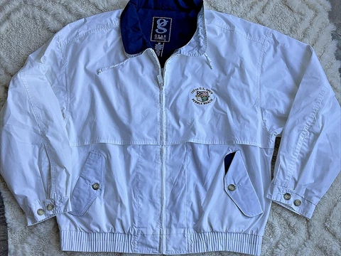 Vtg Pebble Beach Jacket Gear For Sports US Open 2000 Windbreaker Men's L EUC Cover