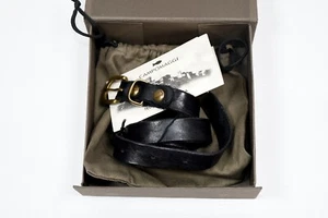 Cintura donna Campomaggi in pelle nera misura 75 cm - Foto 1 di 8