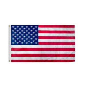 Promo Patriot's Cotton American Flags - Embroidered Stars, Sewn Stripes. - Picture 1 of 6