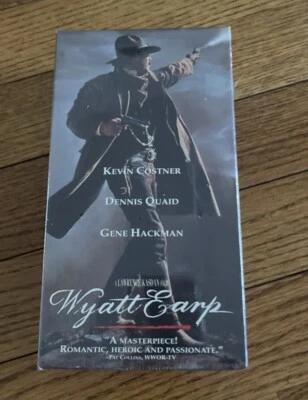 Wyatt Earp VHS 1994 Brand New Sealed Warner Home Video 2 Tape Set - Image 1 of 4