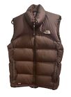 The North Face 700 Puffer VEST / Jacket Womens Size M Brown Zip Up - SEE PHOTOS