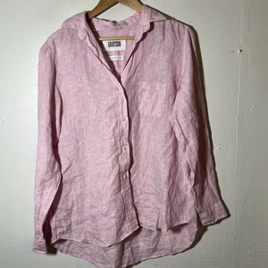 GRAYSON Frank & Eileen The Hero Leinen Button Down Shirt rosa Gr. M -03 Tunika - Bild 1 von 4