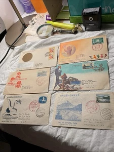 1958-1959-JAPAN-lot Of SIX (-6-)-FIRST DAY COVERS-#9 - Picture 1 of 7