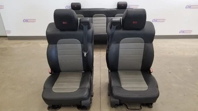 07 FORD F150 SALEEN S331 EXTENDED CAB SEAT INTERIOR SET FRONT REAR BLACK GRAY - Image 1 of 4