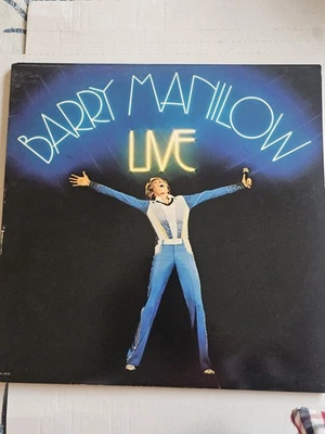 BARRY MANILOW "Live"  -  Vinyl LP  Double Record  (1977 Arista AL 8500) - Image 1 of 2