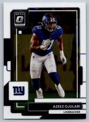 2022 Donruss Optic Azeez Ojulari New York Giants #149 - Image 1 of 2