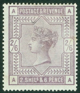 SG 178 2/6 lilla. Un bel esemplare appena montato come nuovo GATTO 600€ - Foto 1 di 2