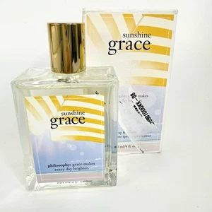 RARE Sunshine Grace By Philosophy 4 oz Fragrance Spray New Factory New In Box - Picture 1 of 4
