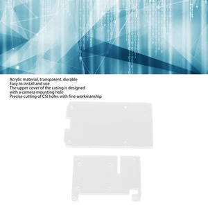Camera Acrylic Case For RPi 4B Precise Incision Transparent Easy Installation CB - Afbeelding 1 van 22