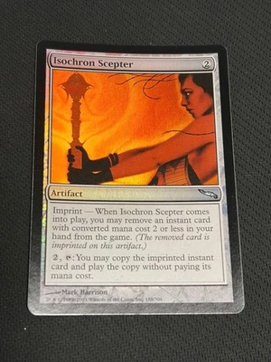 Magic The Gathering Isochron Scepter Foil MRD English Used - Image 1 of 2