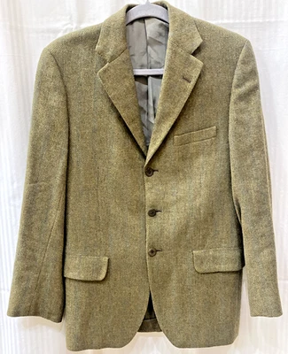 DONEGAL MAGEE  (38R) Flecked Speckled Tweed Wool ,Cashmere & Mohair Jacket Coat - Image 1 of 4