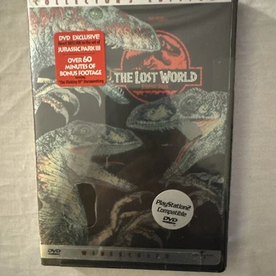 The Lost World: Jurassic Park (DVD, 2000, Collectors Edition, Widescreen) New  - Image 1 of 3