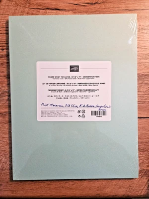 Stampin Up 8-1/2" x 11" Cardstock SHARE WHAT YOU LOVE  4 colors Retired - Image 1 of 2