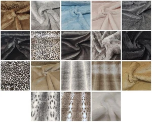 Luxury Faux Fur Fabric - Multiple Lengths & Colours - AC 435 - Picture 1 of 20