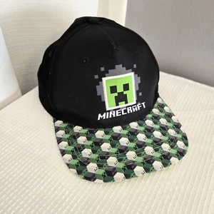 Minecraft Mütze Snapback Cap Jugend OS Grafikdruck Videospiel Creeper  - Bild 1 von 8