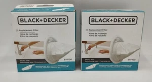 Black & Decker EVF100 Dust Buster Replacement Filter Lot of 2 New - Picture 1 of 8