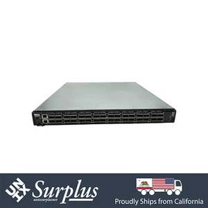 32 Port 40GbE QSFP+ Dell SONIC Open Source Switch Broadcom Trident 2 No Rails - Picture 1 of 4