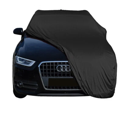 Indoor car cover fits Audi Q2 bespoke Berlin Black cover Without mirrorpockets - Imagem 1 de 4