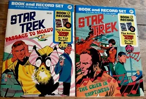 Star Trek fumetti e set da record PR-25 & 26 1975-Mr. Spock & Captain Kirk...A+ - Foto 1 di 23