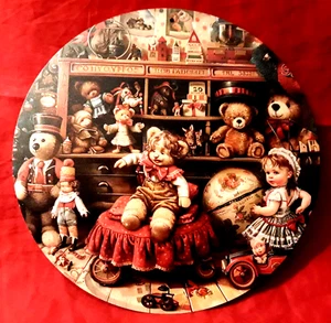 OCCASION PLAQUE METAL SERIGRAPHIEE-Vitrine de Jouets -N°7-19,8 CM - Imagen 1 de 2