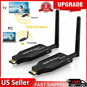 5Ghz WiFi Wireless HDMI Video Transmitter Receiver Dongle Extender DVD PC To TV~ - Picture 1 of 10
