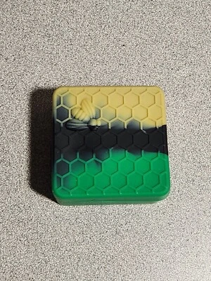 2 Pk Wax Hexagon Silicone Container Non-stick Concentrate Jars Honey Bee FREE SH - Image 1 of 3