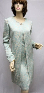 St John Knit NWT Julep Multi Blue Shimmer Jacket Coat Dress Suit SZ 4  $2590 - Bild 1 von 7