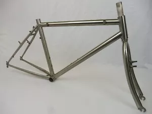 Tange Steel Mtb 18" Frameset & Forks ( 26" Wheel size ) NOS Mtb Retro - Picture 1 of 10