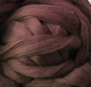 Dark Brown Wool Top Roving - Picture 1 of 4