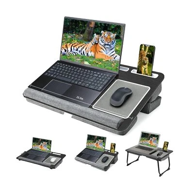 Lap Desk for Laptop with Cushion, Adjustable Laptop Desk for Bed Co... Fast Ship - Image 1 of 4