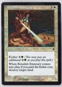 1x Benalish Emissary *Foil* - Invasion - Light Play - Foto 1 di 1