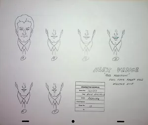 Pole Position 1984 Producción Original Dibujado a Mano ALEX Personaje Modelo DiC - Imagen 1 de 4