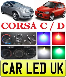 ✅ Vauxhall Opel Corsa C & D SRI SXI ✅ 2x LED COB SMD CANBUS HEATER CONTROL BULBS - Picture 1 of 8