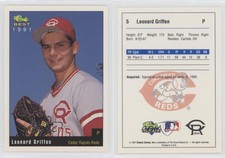 1991 Classic Best Cedar Rapids Reds Leonard Griffen #5