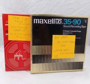 2 Vtg Reel to Reel Tapes Louisville Hamfest 1981 & DX News 1988 Radio Convention - Picture 1 of 6
