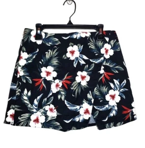 Hollister black tropical floral skort - Size 1 / 28" - Picture 1 of 6