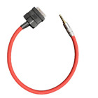 Car AUX 3.5mm Male to 30pin Male for iPod iPhone 4 iPad 1 2 LINE OUT Dock Cable