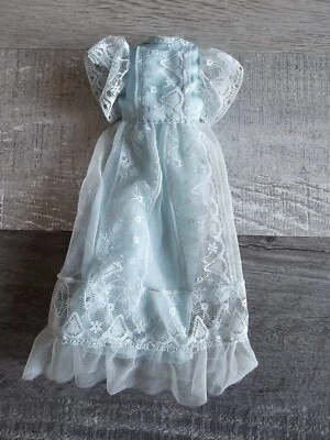 Vestido vintage Barbie boda fiesta moda niña flor volantes para patrón #2 Foto 1 de 4