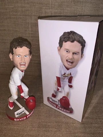 St Louis Cardinals DAVID FREESE Bobblehead SGA 9/18/21 2011 World Series STL NIB Cover