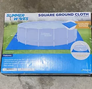 Cubierta de suelo para piscina Summer Waves de 15 pies - Imagen 1 de 2